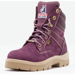 Steel Blue Women's Southern Cross Side Zip Steel Toe Work Boot - Purple - 892861 -Overlook Boots Online Shop sc 2
