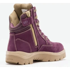 Steel Blue Women's Southern Cross Side Zip Steel Toe Work Boot - Purple - 892861 -Overlook Boots Online Shop sc 5