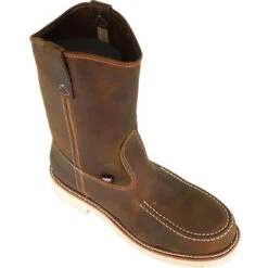 Thorogood Men's 11" USA Made Ranch Stl Moc Toe Work Boot Brown 804-3311 -Overlook Boots Online Shop thorogood mens 11 usa made ranch stl moc toe work boot brown 804 3311 thorogood 4