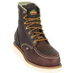 Thorogood Men's USA Made 1957 6" Moc Safety Toe WP Wedge Work Boot 804-3600 14 Thorogood Men's USA Made 1957 6" Moc Safety Toe WP Wedge Work Boot 804-3600 -Overlook Boots Online Shop thorogood mens usa made 1957 6 moc safety toe wp work boot 804 3600 thorogood 6