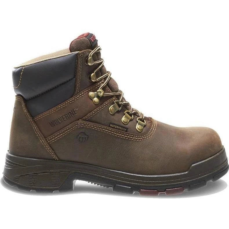 Wolverine Men's Cabor EPX 6" Comp Toe WP Work Boot - Brown - W10314 4 Wolverine Men's Cabor EPX 6" Comp Toe WP Work Boot - Brown - W10314 - Image 2