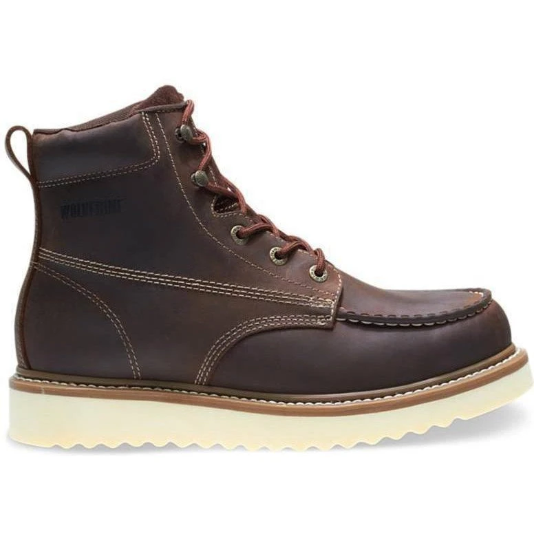 Wolverine Men's Loader 6" Wedge Work Boot - Brown - W10744 4 Wolverine Men's Loader 6" Wedge Work Boot - Brown - W10744 - Image 2