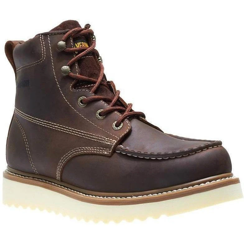 Wolverine Men's Loader 6" Wedge Work Boot - Brown - W10744 3 Wolverine Men's Loader 6" Wedge Work Boot - Brown - W10744